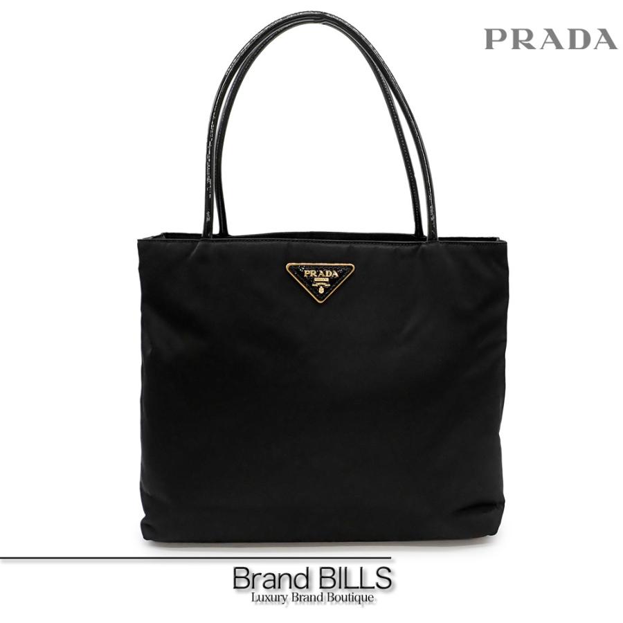 PRADA 美品 プラダ テスート トートバッグ BR3854 ナイロン エナメル 