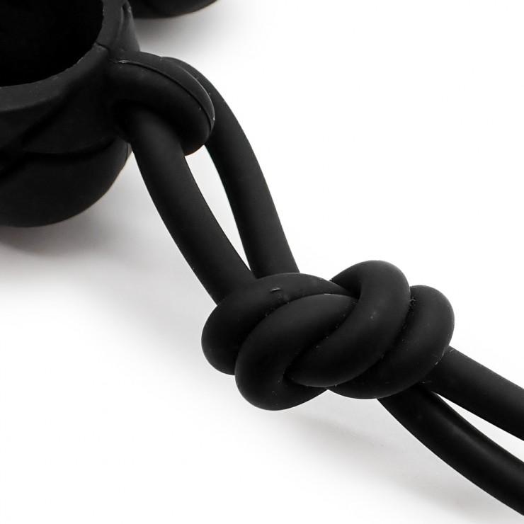 美品 BOTTEGA VENETA ボッテガヴェネタ イントレチャート AirPods PRO ケース イヤホンケース 691715 シリコン ブラック ユニセックス_8