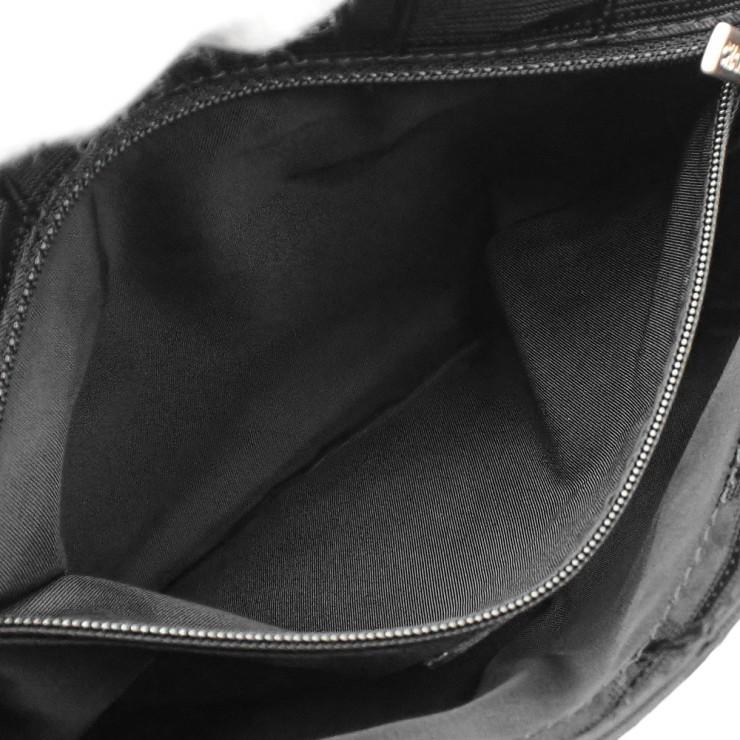 未使用品 CHANEL シャネル ニュートラベルライン ウエストバッグ ボディバッグ A29346 10番台 ナイロンジャガード ブラック レディースの画像