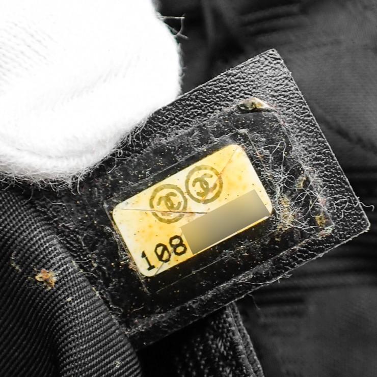 未使用品 CHANEL シャネル ニュートラベルライン ウエストバッグ ボディバッグ A29346 10番台 ナイロンジャガード ブラック レディースの画像