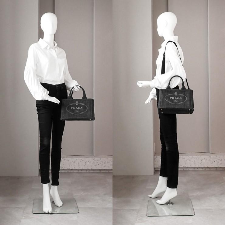 ロサンゼルス　プラダ カナパ M ハンドバッグ ショルダー 2way PRADA（プラダ） 未使用品 カナパ 2wayバッグ ハンドバッグ ショルダー