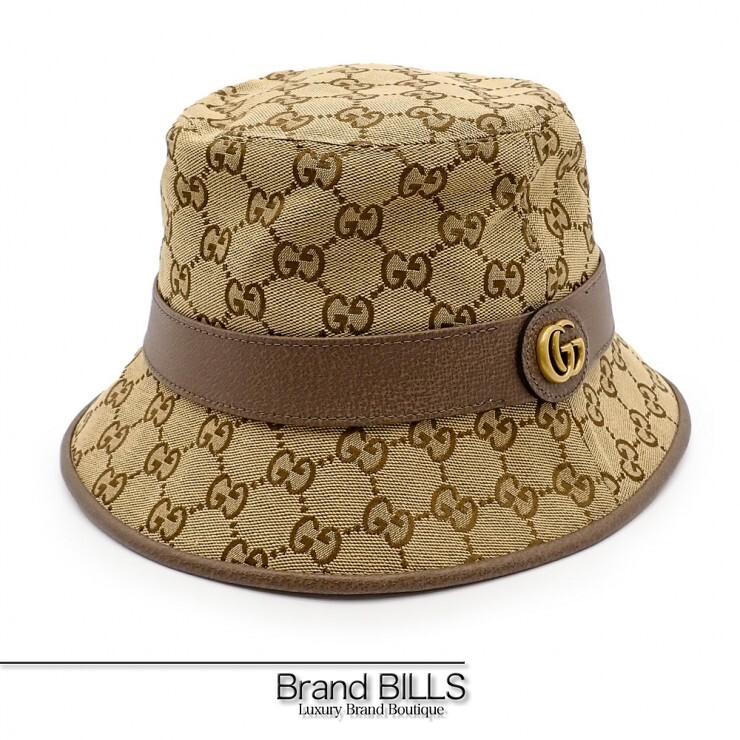 GUCCI（グッチ） 未使用品 バケットハット 帽子 ダブルG 735219 GG