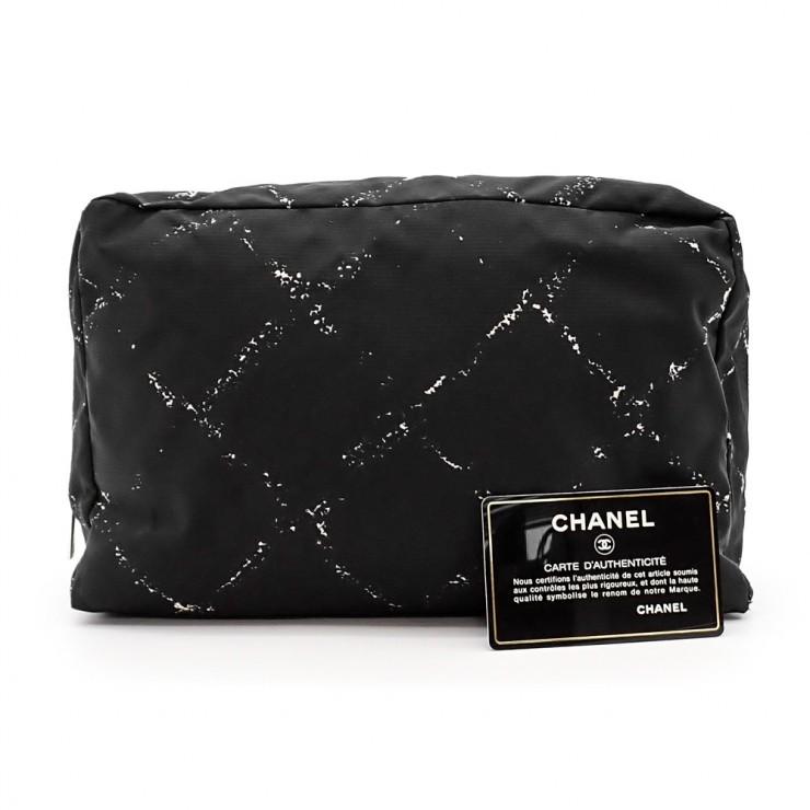 【 CHANEL 】 旧トラベルライン コスメポーチ・アクセサリーポーチ CHANEL（シャネル） 未使用品 旧トラベルライン ポーチ ナイロン