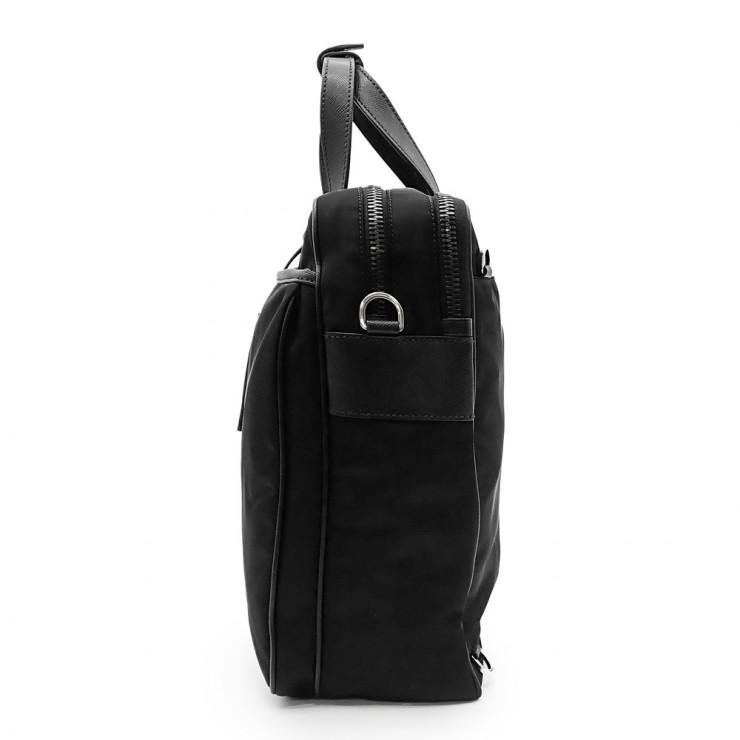 PRADA（プラダ） 未使用品 Re-Nylon x サフィアーノレザー ブリーフ