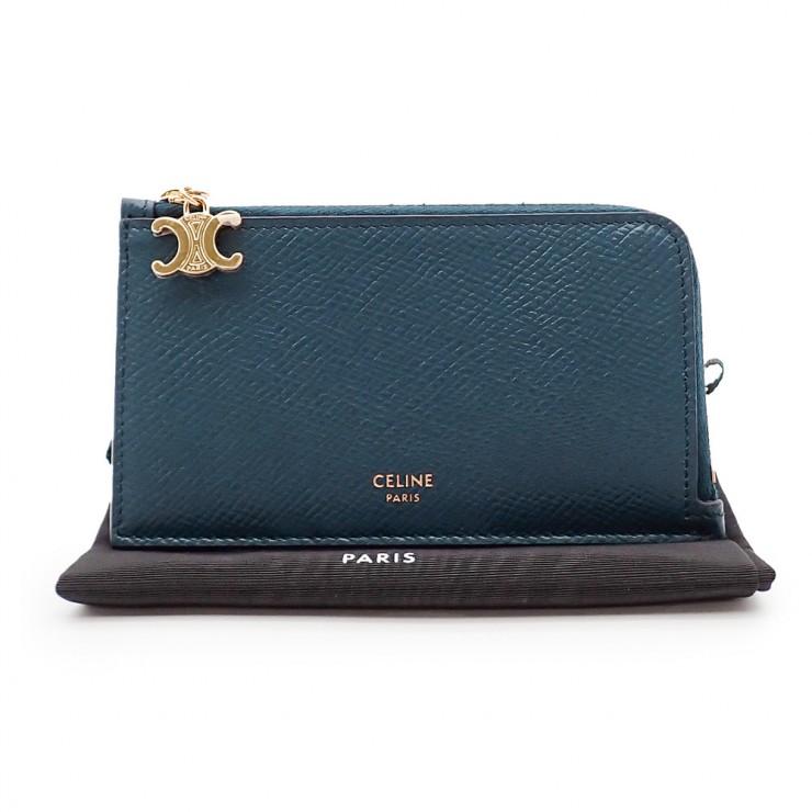 CELINE（セリーヌ） 未使用品 ジップ付きロングカードホルダー