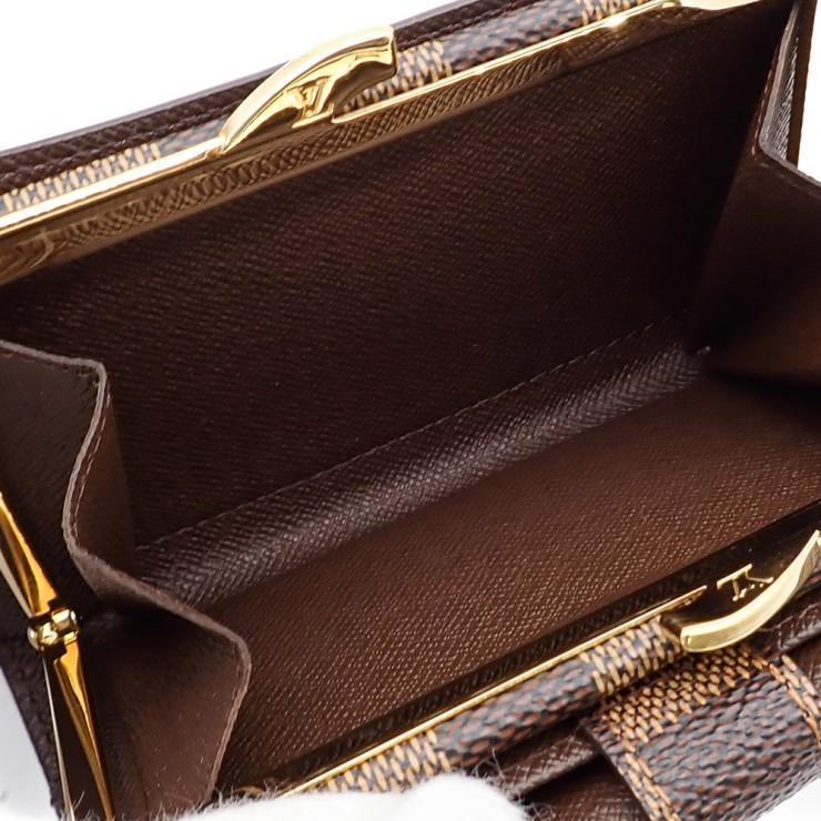 【美品】LOUIS VUITTON ダミエ 三つ折り財布 財布 ルイヴィトン LOUIS VUITTON（ルイ・ヴィトン） 未使用品 ポルトモネ・ビエ