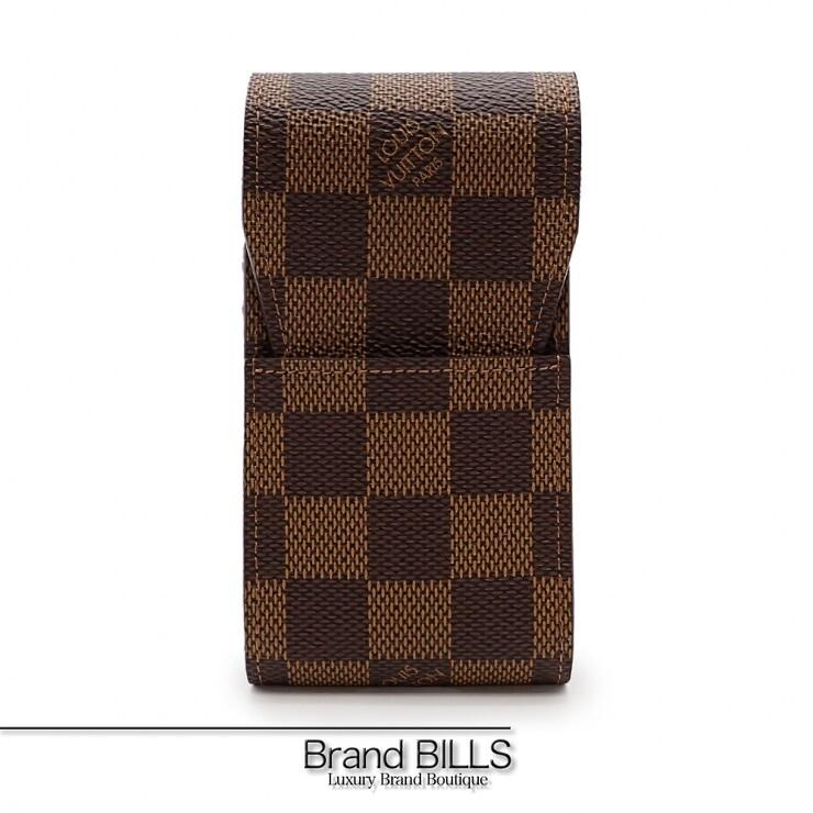 未使用品 LOUIS VUITTON ルイ・ヴィトン エテュイ・シガレット N63024 ダミエキャンバス ブラウン ユニセックス LOUIS VUITTON（ルイ・ヴィトン） 未使用品 エテュイ・シガレット 小物