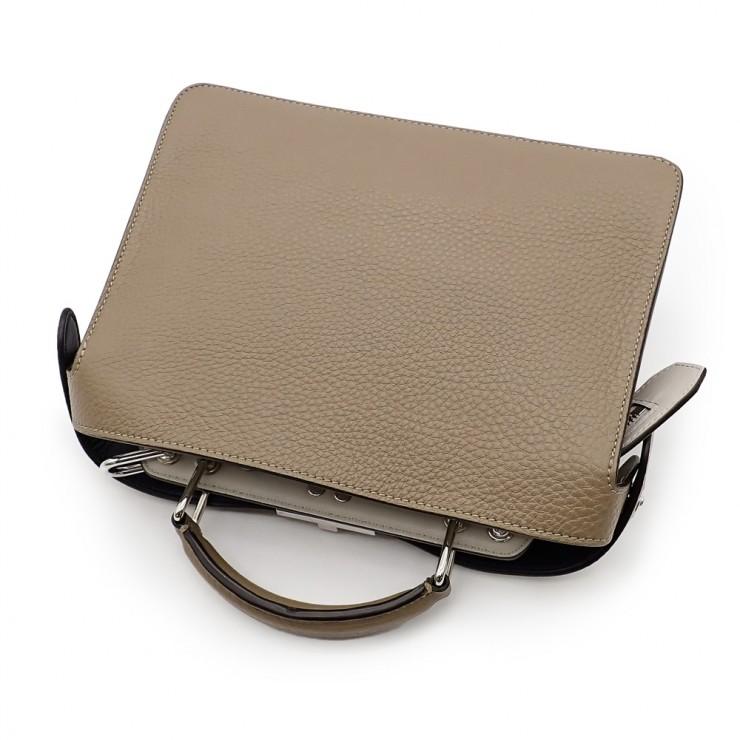 未使用品 FENDI フェンディ ピーカブー アイシーユー スモール 7VA530 レザー グレージュ メンズ FENDI（フェンディ） 未使用品 ピーカブー アイシーユー スモール