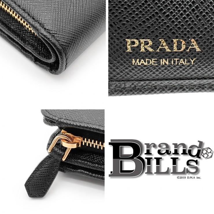 新古品　PRADA プラダ　1ML018 サフィアーノトライアングルロゴ　財布 PRADA（プラダ） 未使用品 サフィアーノトライアングル 財布 折り財布
