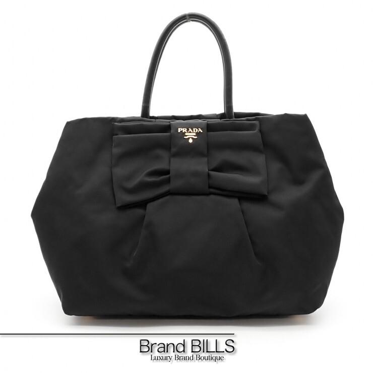 PRADA（プラダ） 美品 フィオッコ ハンドバッグ リボン BN1601 