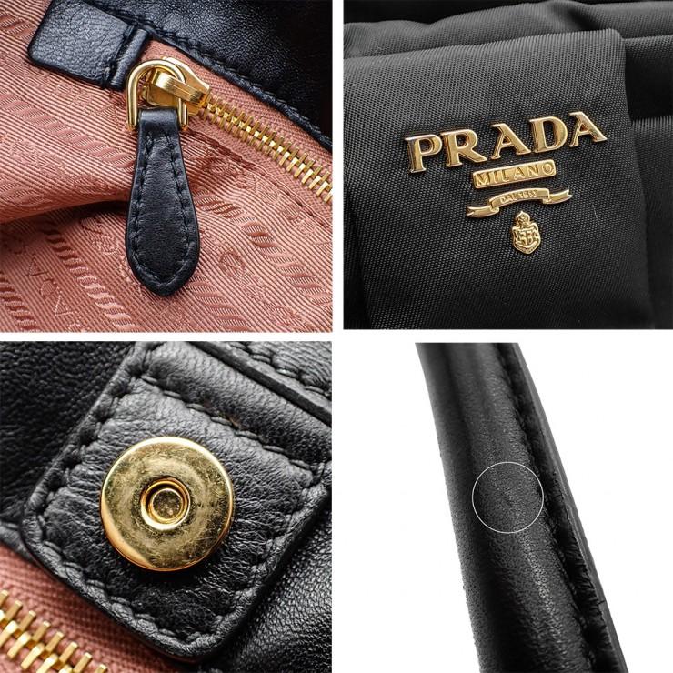 PRADA（プラダ） 美品 フィオッコ ハンドバッグ リボン BN1601 