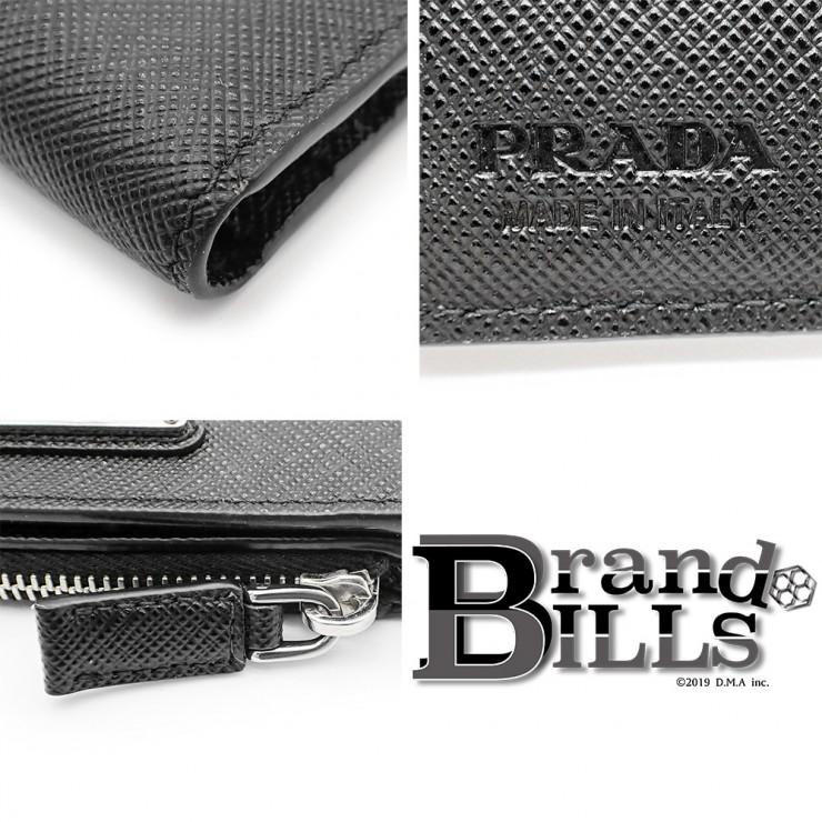 PRADA（プラダ） 未使用品 サフィアーノトライアングル 財布 折り財布