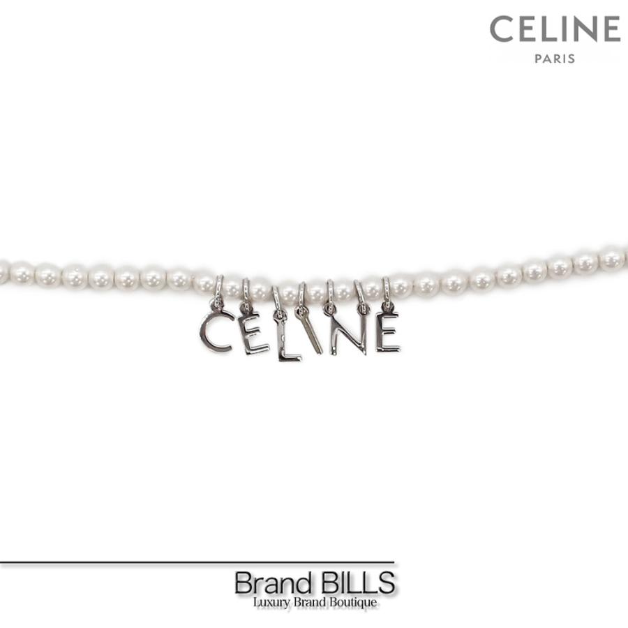 CELINE 未使用品 セリーヌ モノクローム ネックレス ペンダント CELINE 未使用品 セリーヌ モノクローム ネックレス ペンダント
