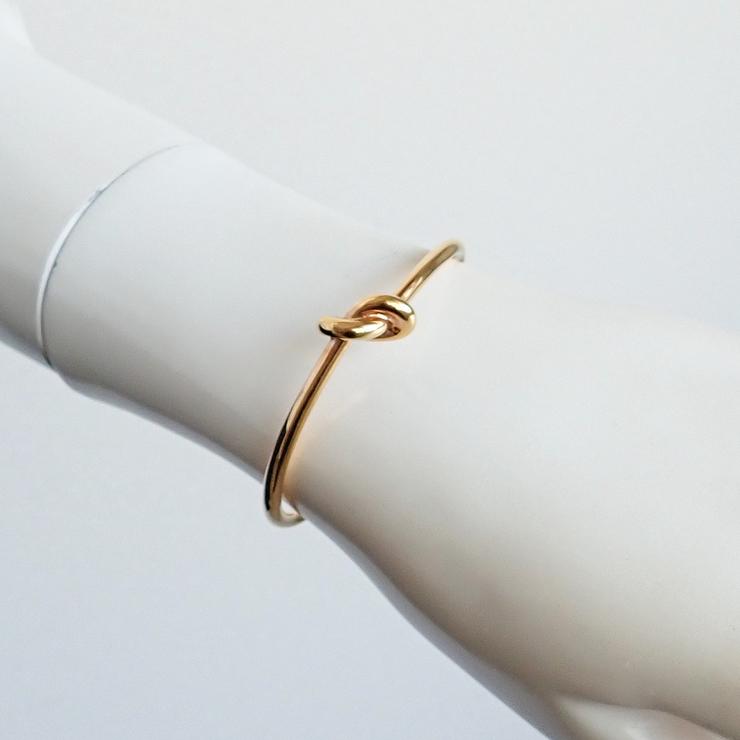 美品✨ セリーヌ ノット エクストラシンブレスレット ロジウム