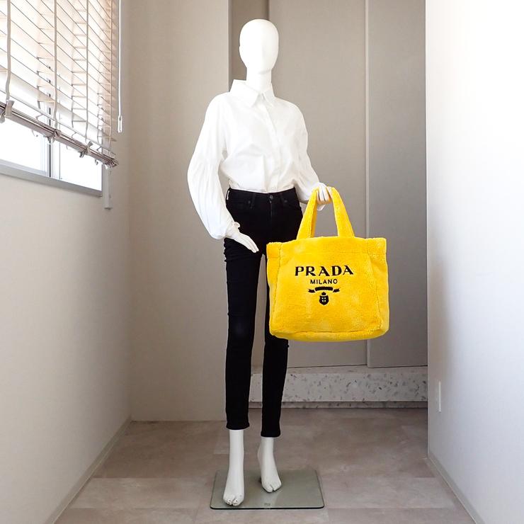 PRADA（プラダ） 未使用品 テリー トートバッグ 1BG130 パイル地 