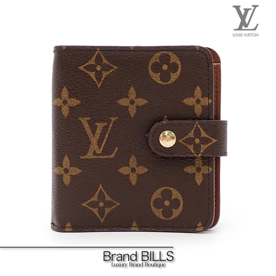 LOUIS VUITTON 未使用品 ルイヴィトン コンパクトジップ 折り財布  