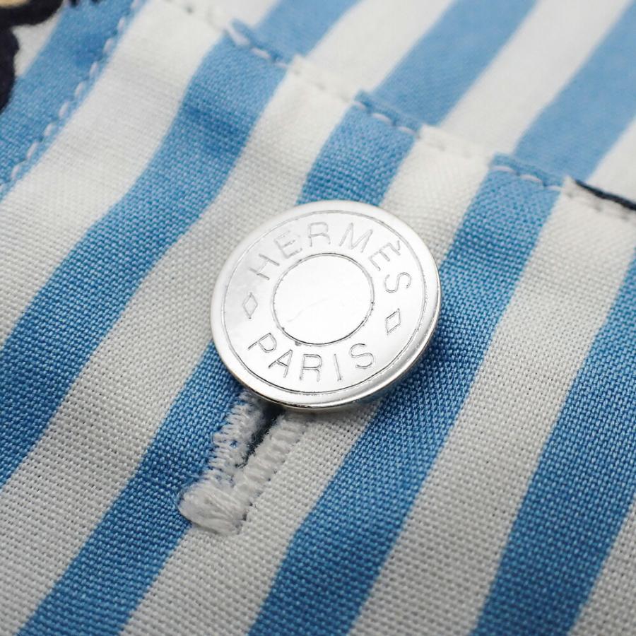 HERMES（エルメス） 美品 プレイグラウンド ストライプシャツ 22SS