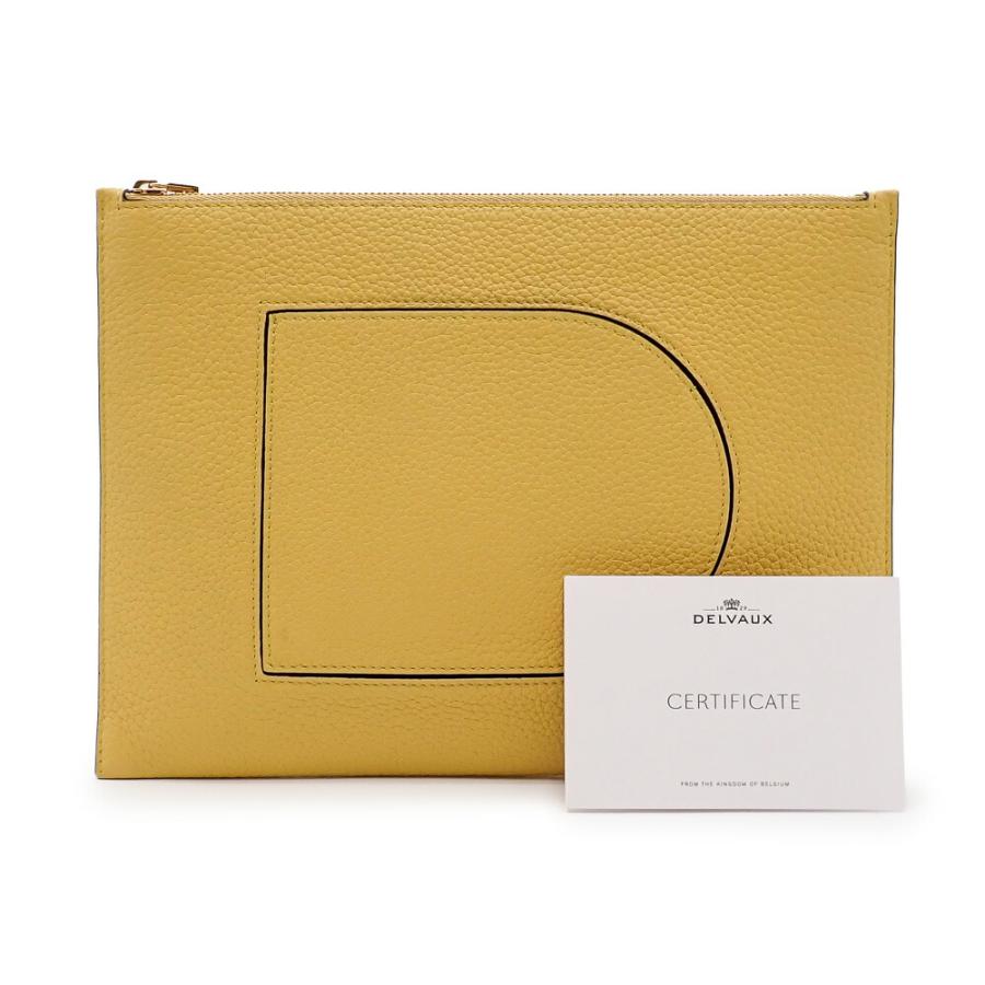 未使用品 DELVAUX デルヴォー ピン D ポーチ クラッチバッグ 