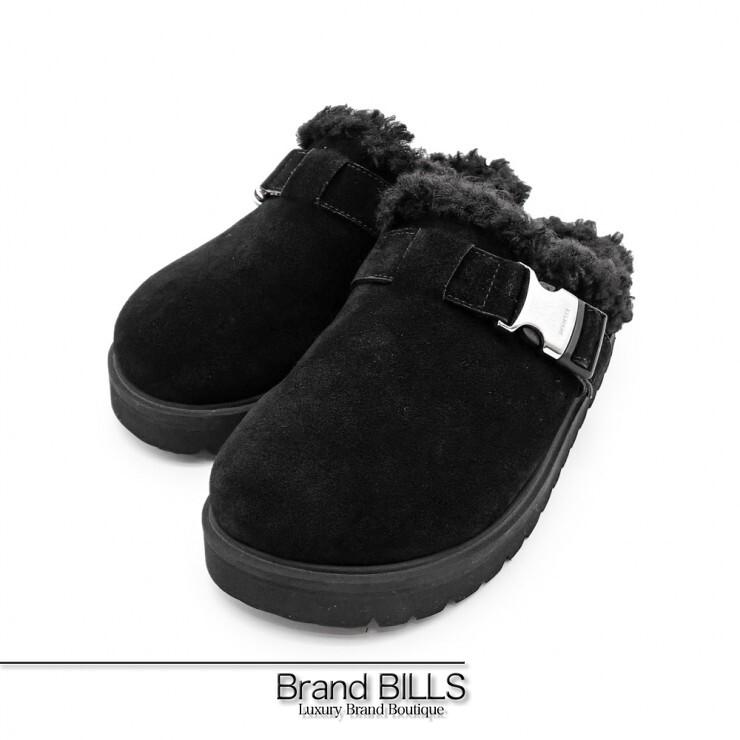 MONCLER（モンクレール） 未使用品 MON MULE ボアミュール ムートン