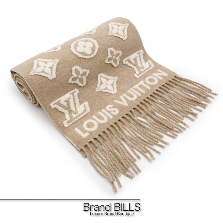 LOUIS VUITTON（ルイ・ヴィトン） 訳アリ・未使用品 マフラー・LV 3D
