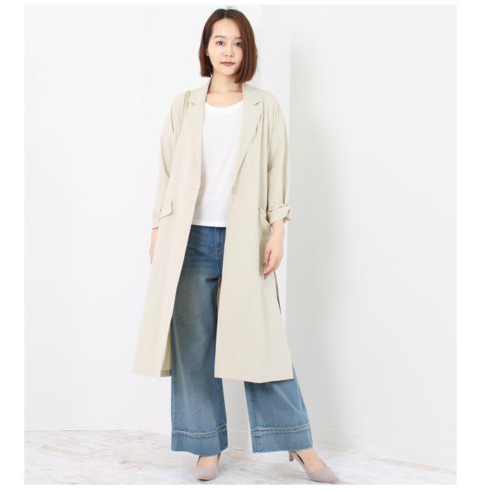 定番 ロングワンピース ロングコート 2way 定価6万 ELIN - ロングコート 定番 ロングワンピース ロングコート 2way 定価6万 ELIN - ロングコート