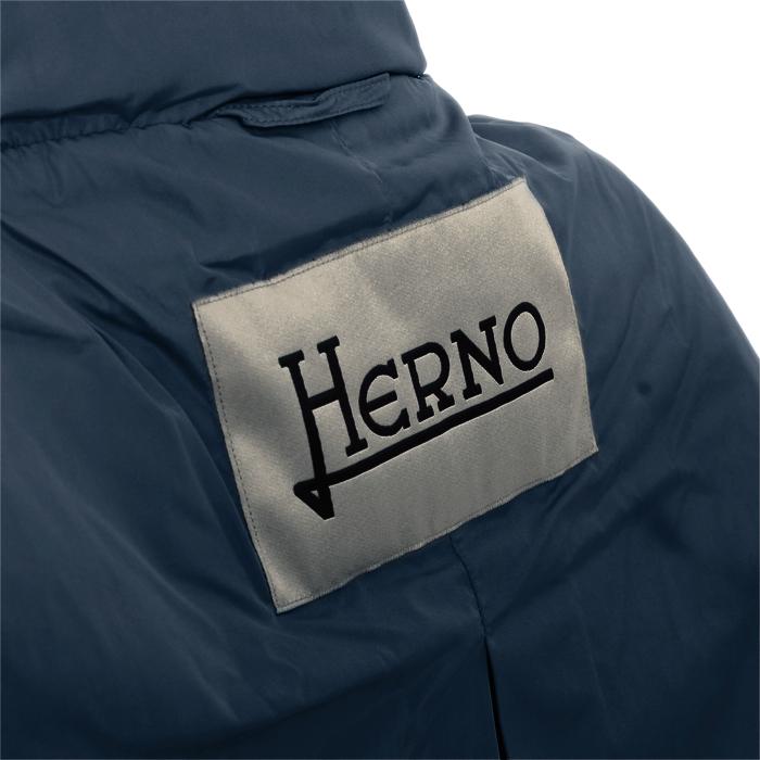 HERNO ヘルノ コート ダウンコート ダウンジャケット レディース アウター ロング丈 紺 ネイビー 軽量 長袖 上品 大人 2way PI0639D 12017 4136n｜brand-brand｜20