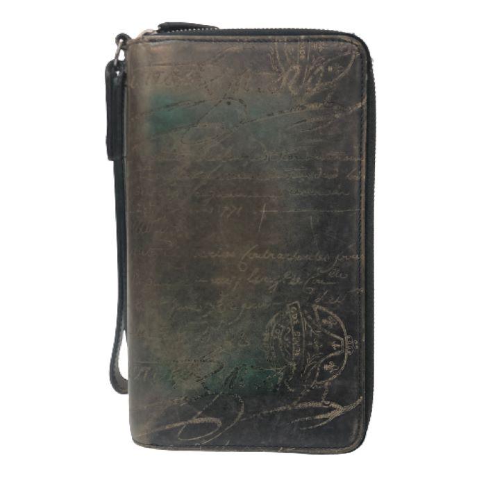 ベルルッティ Berluti タリスクリットレザー ロングジップウォレット