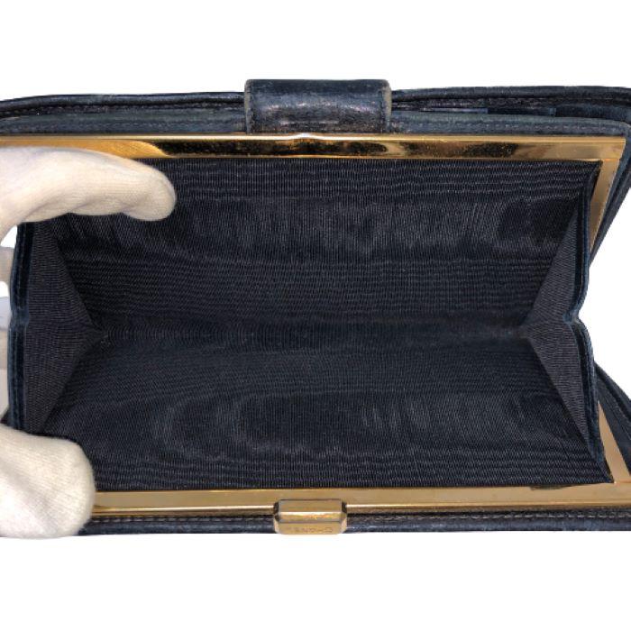 CHANEL（シャネル） ビコローレ キャビアスキン がま口 長財布