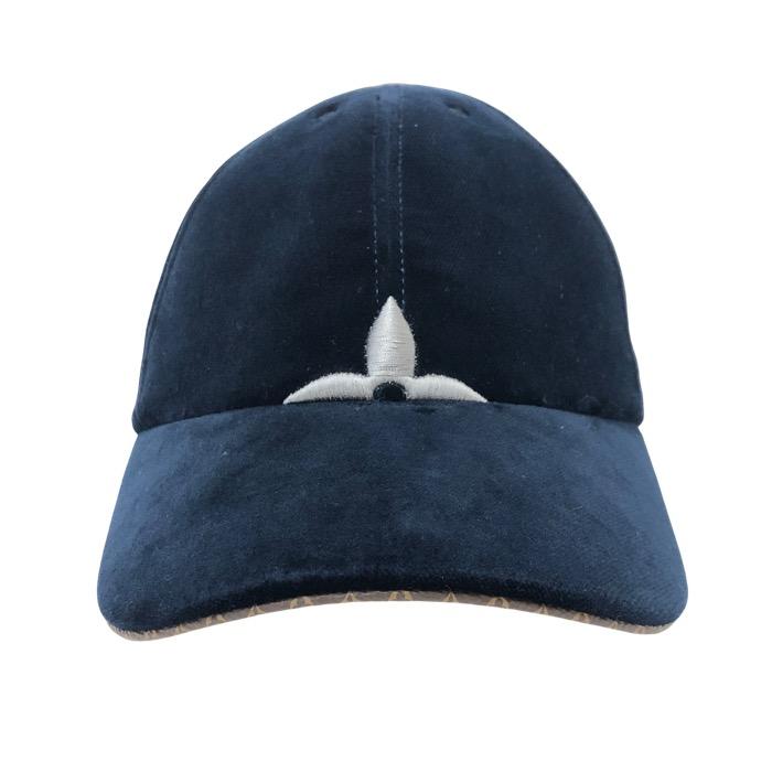 LOUIS VUITTON ルイ・ヴィトン LVタッチ 帽子 ベースボール M7791L キャップ コットン/シルク ブルーマリーヌ ユニセックス 【中古】_1