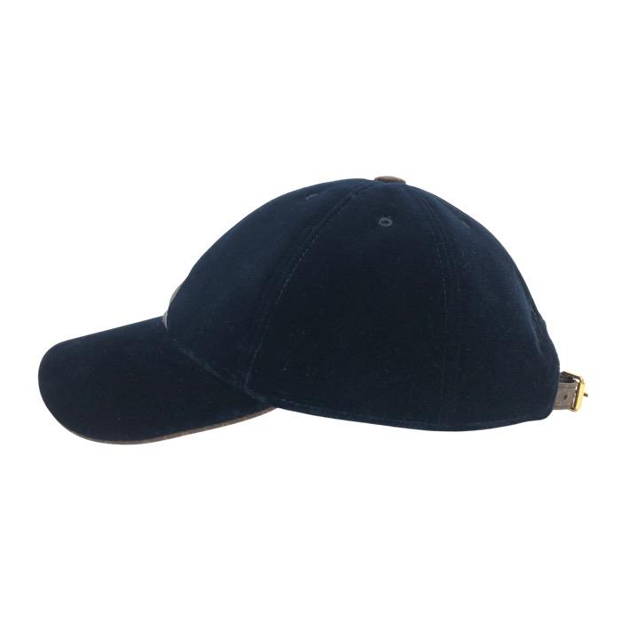 LOUIS VUITTON ルイ・ヴィトン LVタッチ 帽子 ベースボール M7791L キャップ コットン/シルク ブルーマリーヌ ユニセックス 【中古】_2