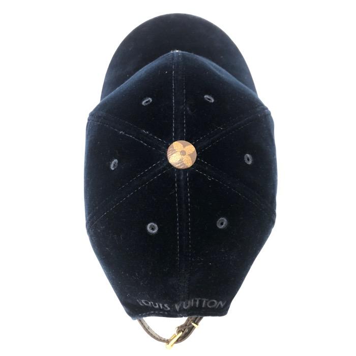 LOUIS VUITTON ルイ・ヴィトン LVタッチ 帽子 ベースボール M7791L キャップ コットン/シルク ブルーマリーヌ ユニセックス 【中古】_3