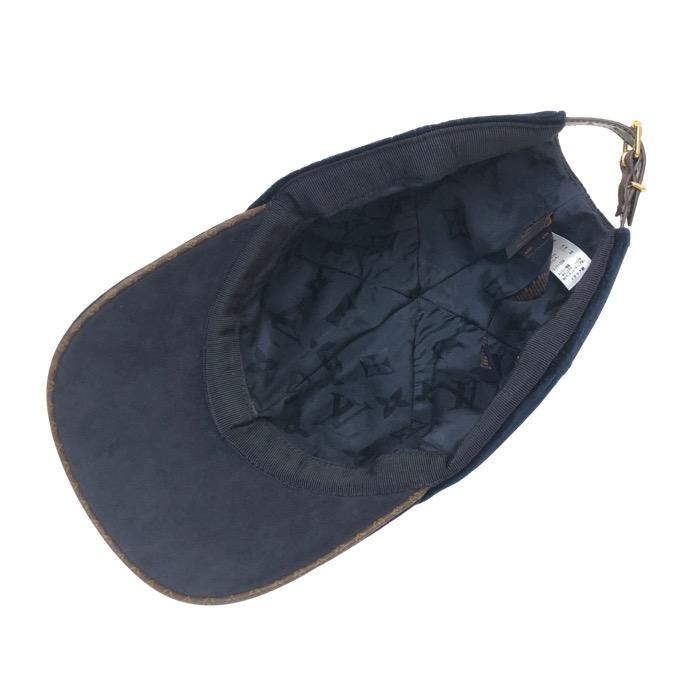 LOUIS VUITTON ルイ・ヴィトン LVタッチ 帽子 ベースボール M7791L キャップ コットン/シルク ブルーマリーヌ ユニセックス 【中古】_5
