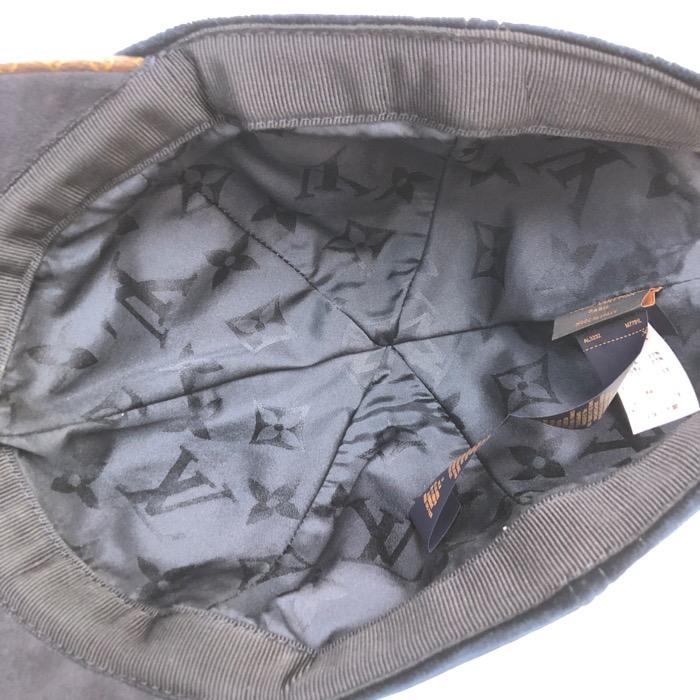 LOUIS VUITTON ルイ・ヴィトン LVタッチ 帽子 ベースボール M7791L キャップ コットン/シルク ブルーマリーヌ ユニセックス 【中古】_6