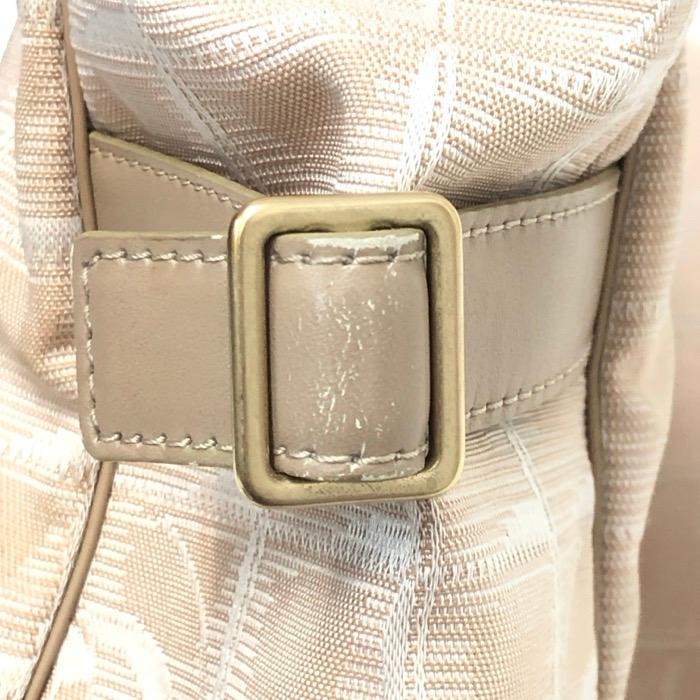 CHANEL シャネル ニュートラベルライン トートGM ギャランティカード付 A15825 トートバッグ レザー/ナイロンキャンバス ベージュ【中古】レディースの画像