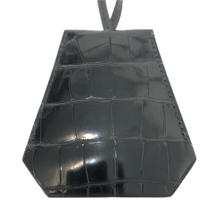 HERMES レザーキークロシェット　ブラック 楽天市場】送料無料 【中古】 美品 エルメス HERMES クロシェット