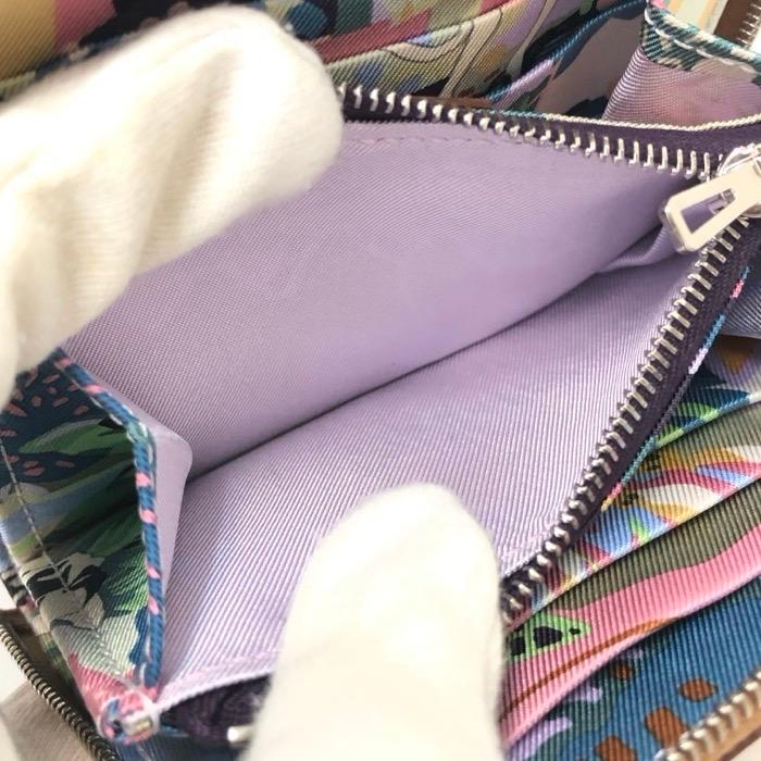 HERMES エルメス アザップ シルクイン コンパクト 二つ折り財布 レザー ゴールド（キャメル系）シルバー金具 W刻印【中古】【新品同様】【美品】レディースの画像