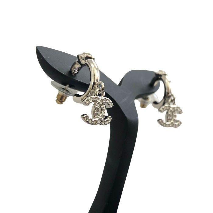 CHANEL（シャネル） ピアス ココマーク ハート型 フープピアス 良品