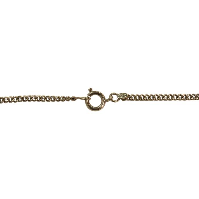 CHANEL シャネル カラーストーン リボンネックレス グリーン系 05P刻印【中古】レディース_7