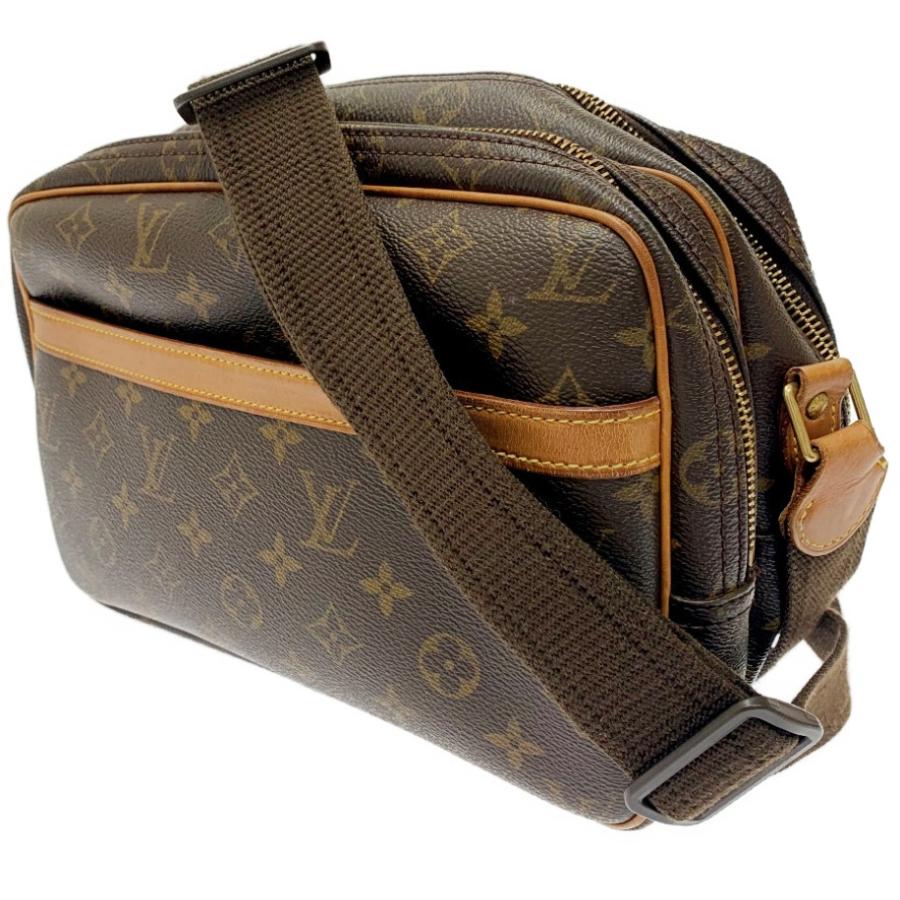 LOUIS VUITTON ルイ・ヴィトン M45254 モノグラム PVC リポーターPM ショルダーバッグ ブラウン 166689 ショルダーバッグ｜brand-color｜03