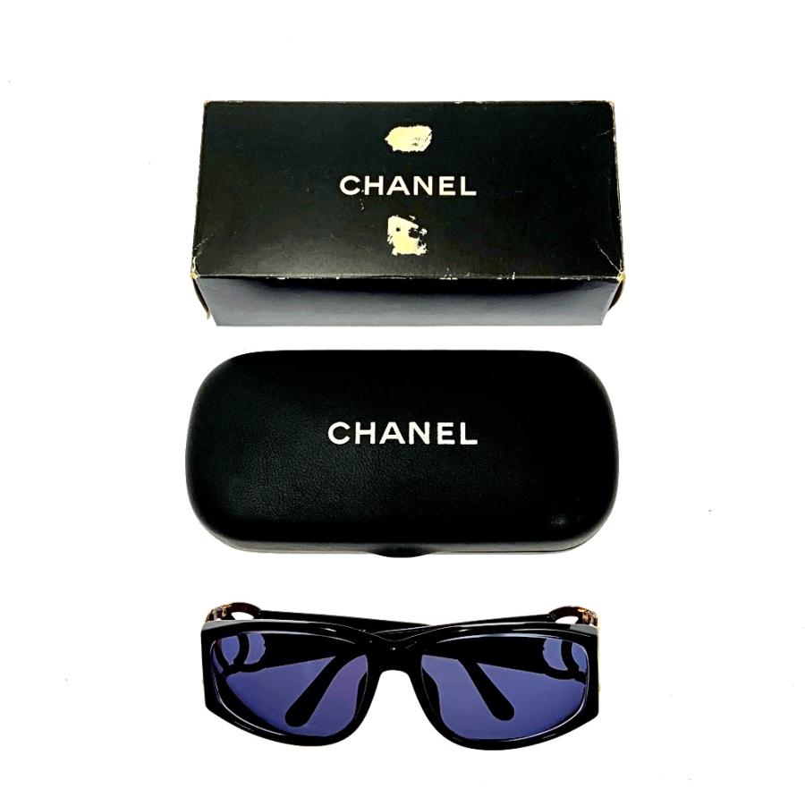 箱付き】 CHANEL シャネル 02461 94305 ココマーク サングラス 