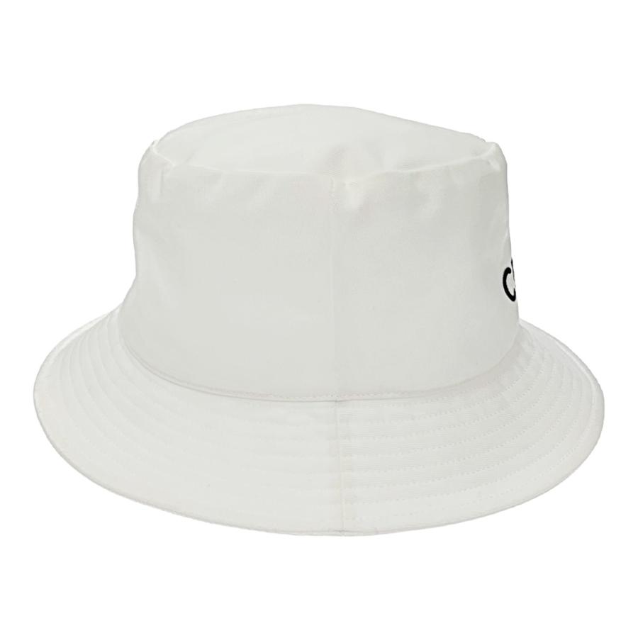 CELINE セリーヌ コットン ロゴ バケットハット レディース ホワイト 228021 帽子｜brand-color｜04