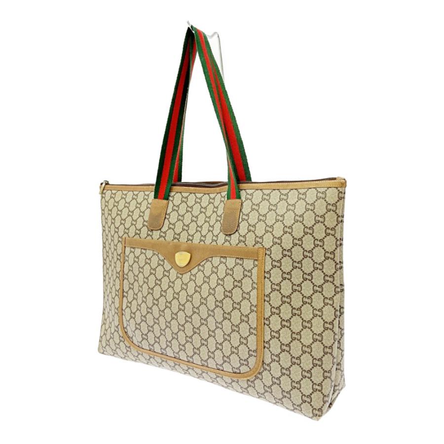 GUCCI グッチ グッチプラス PVC オールドグッチ シェリーライン トート 