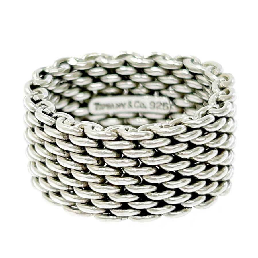 TIFFANY&Co. ティファニー シルバー サマセット リング 8.0g 925 TIFFANY&Co. ティファニー シルバー サマセット リング 8.0g 925
