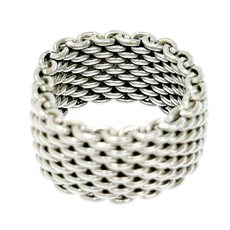 TIFFANY&Co. ティファニー シルバー サマセット リング 8.0g 925 TIFFANY&Co. ティファニー シルバー サマセット リング 8.0g 925