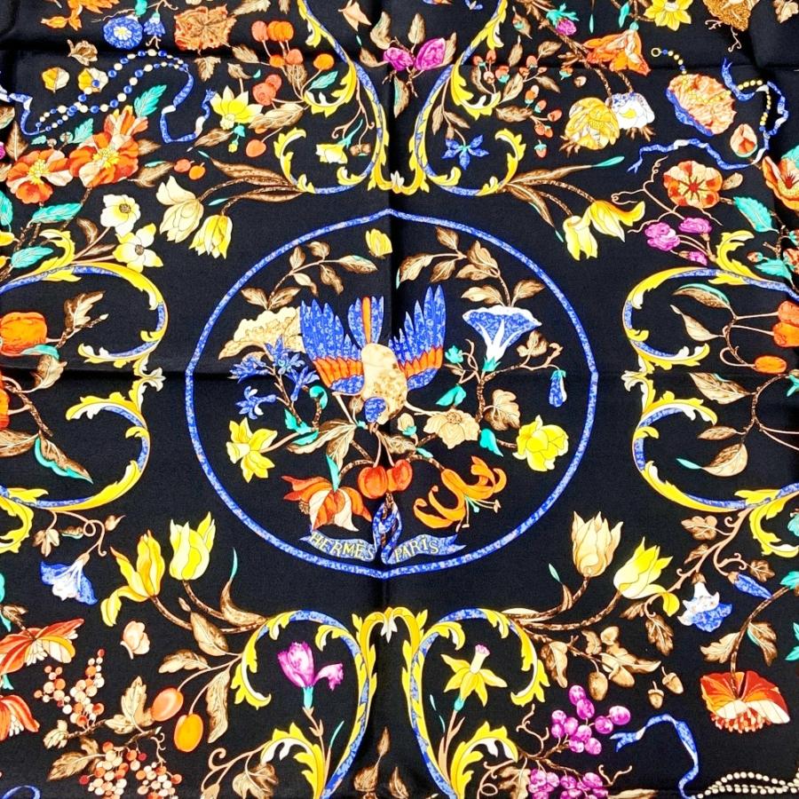 HERMES（エルメス） 【箱付き】 シルク カレ90 PiERRES d' ORiENT et d
