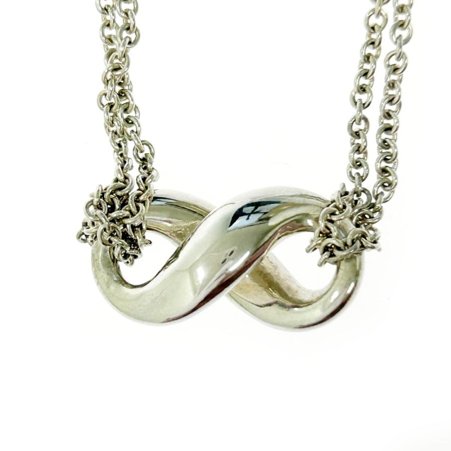 TIFFANY&Co.（ティファニー） シルバー インフィニティ ネックレス 8.0g 925刻印 367363 ネックレス : ブランド ...