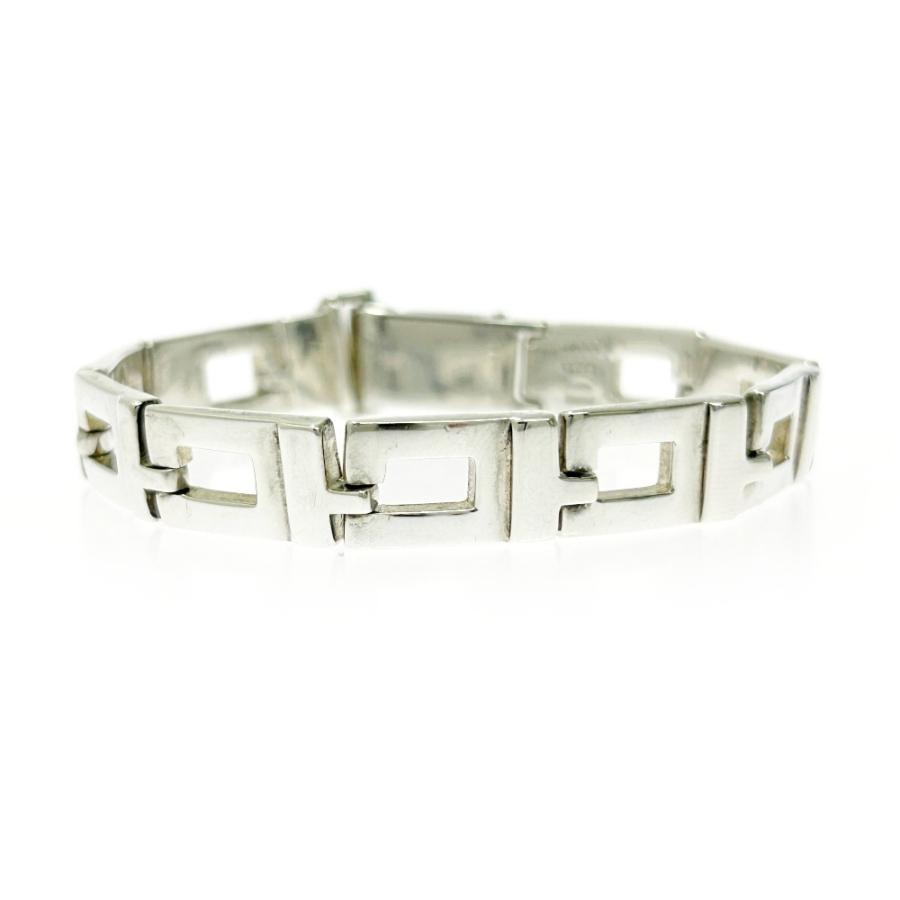 GUCCI（グッチ） シルバー Gロゴ ブレスレット 34.5g 925刻印 408126