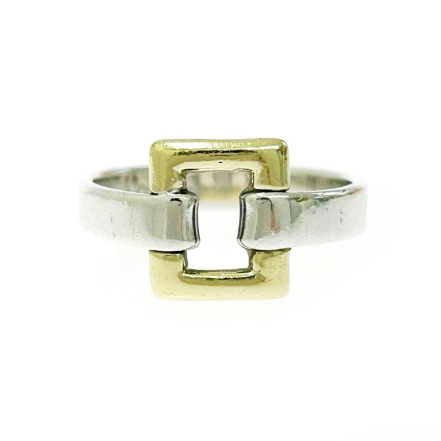 TIFFANY&Co.（ティファニー） シルバー ゴールド スクエア コンビ