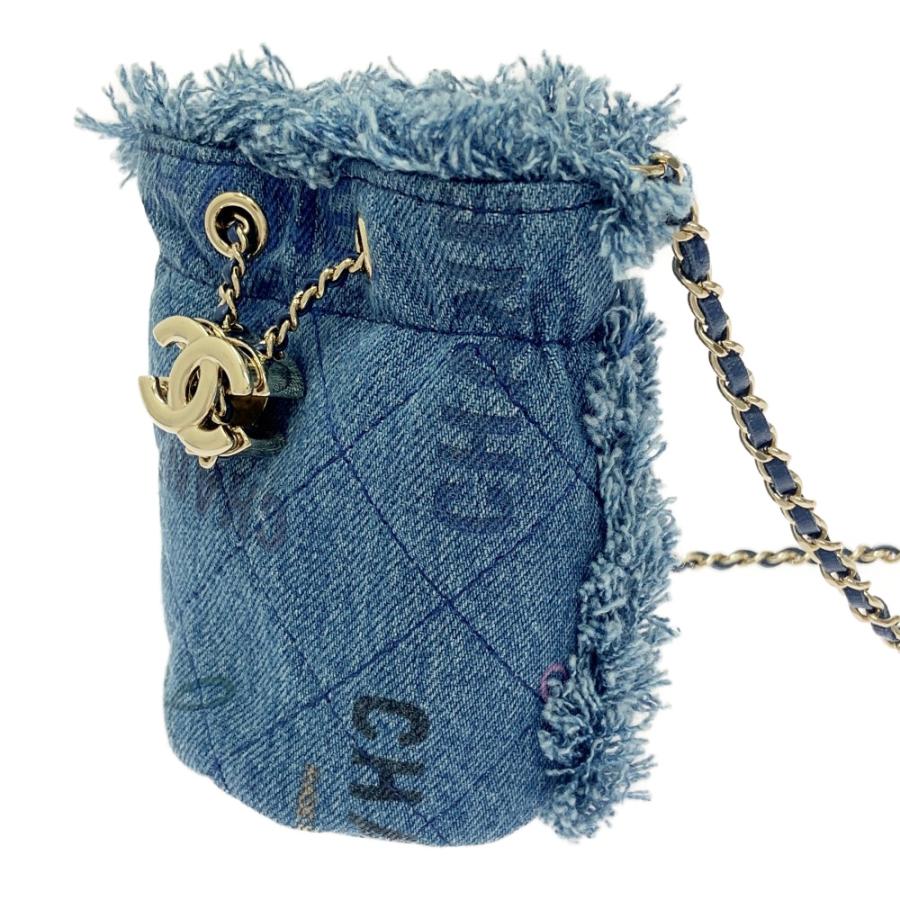 CHANEL マトラッセ CHANEL（シャネル） AP2603 デニム マトラッセ ミニバケット チェーン