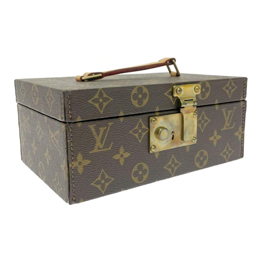 【箱付き】 LOUIS VUITTON ルイ・ヴィトン M47236 モノグラム PVC ボワットアトゥー ジュエリーケース ブラウン 476982 バッグ